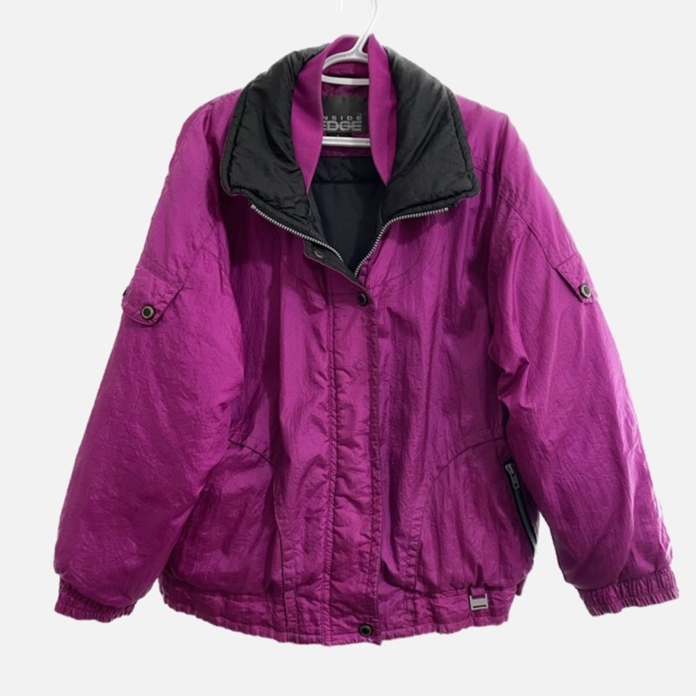 Inside Edge vintage 80’s / 90’s fuchsia ski jacket.